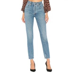 AGOLDE Jamie High-Rise Classic Feel Good In Passenger Size 24